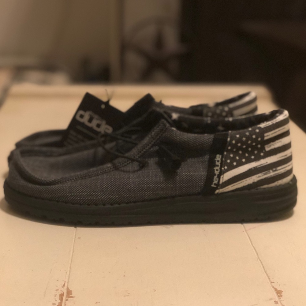 NEW Hey Dude Wally Funk Break Patriotic Men’s 6/Women’s 8